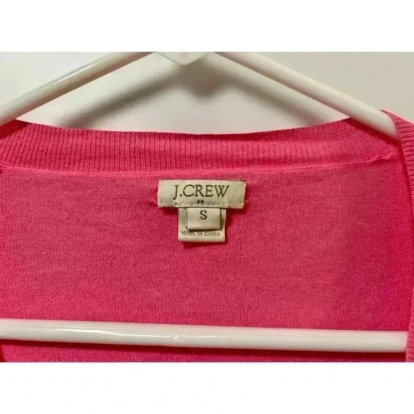 J Crew Sweater Pullover Preppy Pink Casual Ladies,‎ Size Small - Picture 4 of 6